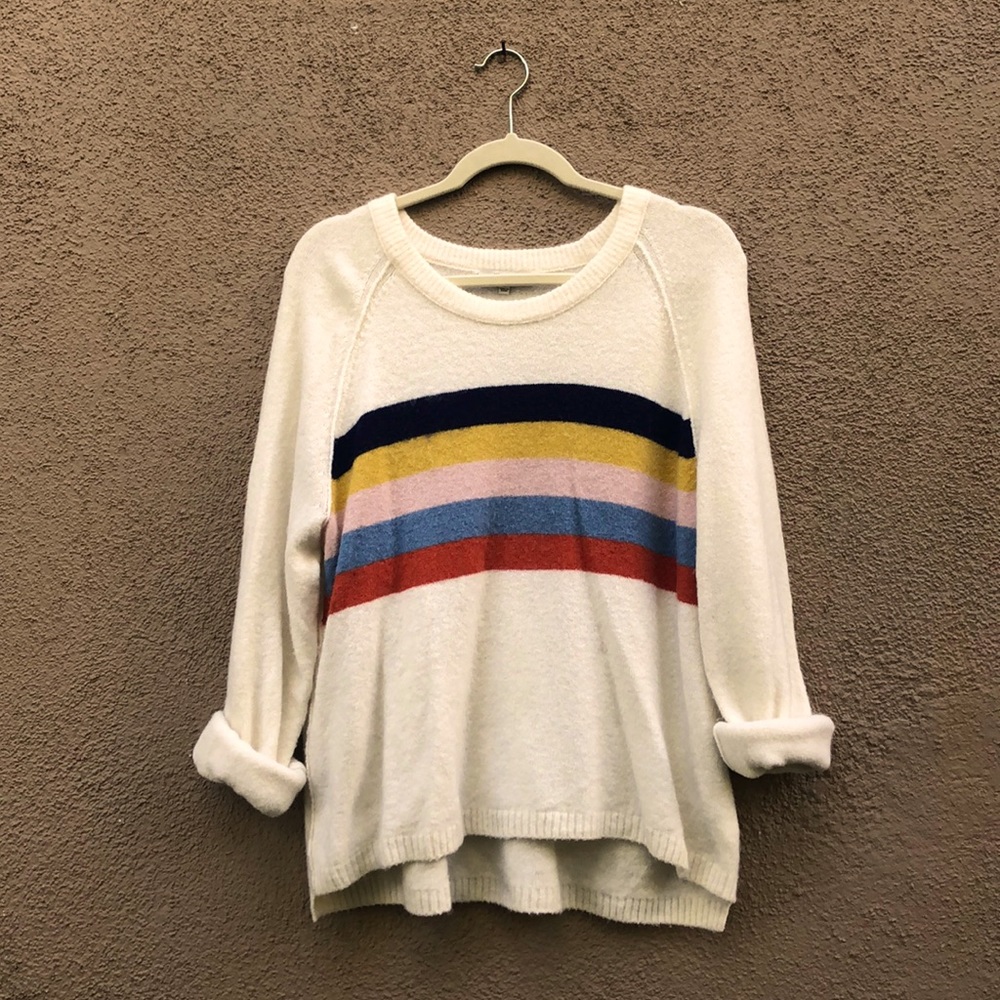 Madewell Multi Striped Sweater